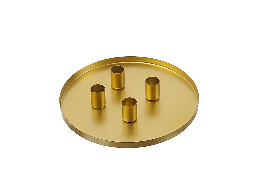 MARELIDA Kerzentablett Stabkerzenhalter magnetisch Kerzenständer D: 25cm Ke günstig online kaufen