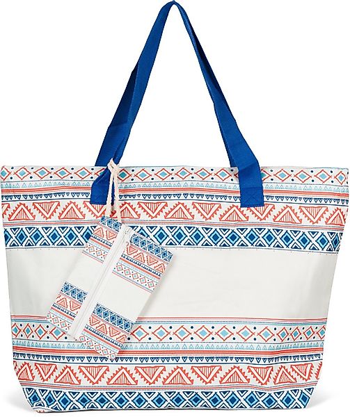 styleBREAKER Strandtasche Strandtasche Azteken Muster - günstig online kaufen