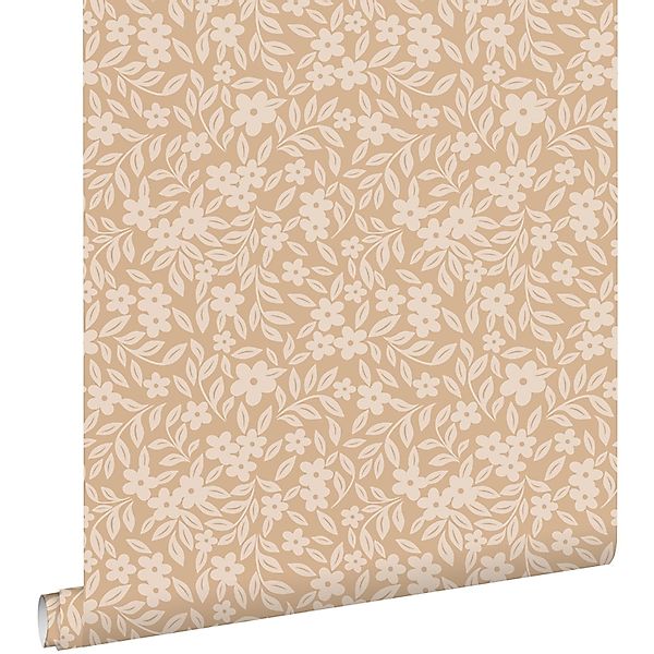 ESTAhome Tapete Blumen Beige 50 X 900 Cm 131444 günstig online kaufen