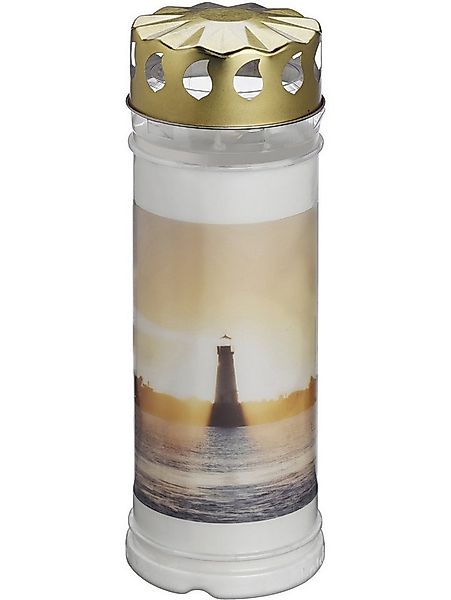 Bolsius Grabkerze Bolsius Dauerbrenner Nr. 7 Leuchtturm weiß, Höhe günstig online kaufen