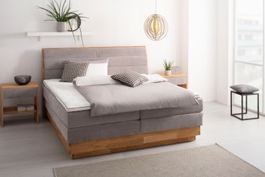OTTO products Boxspringbett "Jenna" ohne LED-Beleuchtung, mit zertifizierte günstig online kaufen