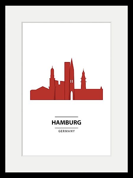 queence Bild "Hamburg Color Splash", (1 St.), HD Premium Poster-Druck inkl. günstig online kaufen