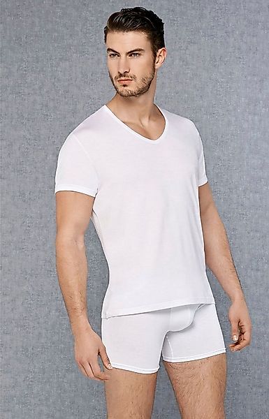 DOREANSE T-Shirt Herren Premium Basic Top Ultraweich Langlebig 2865 - 3 Far günstig online kaufen
