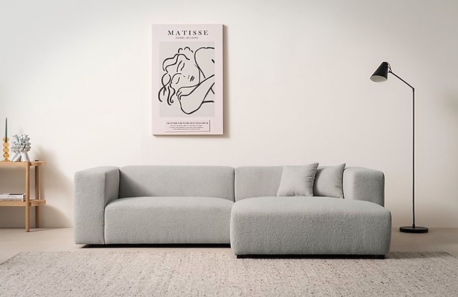 Home affaire Ecksofa »BAKELS, L-Form in Cord oder Boucle-Stoff, moderne Cou günstig online kaufen