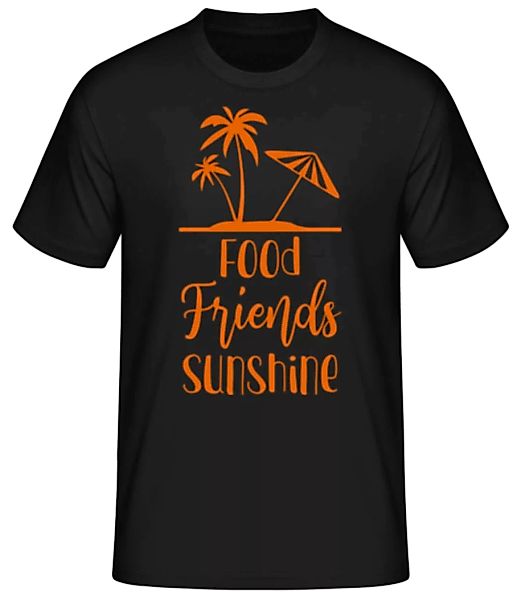 Food Friends Sunshine · Männer Basic T-Shirt günstig online kaufen