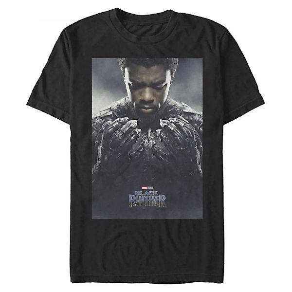 Marvel - Black Panther - T'Challa Tchalla Poster - Männer T-Shirt günstig online kaufen