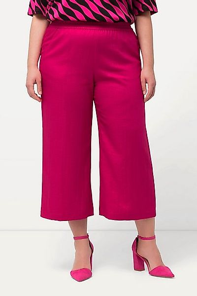 Ulla Popken Culotte Culotte wadenlang weites Bein Elastikbund günstig online kaufen