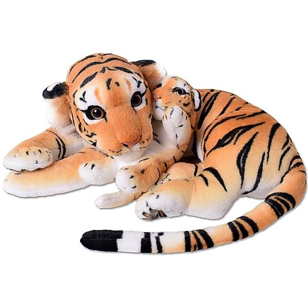 TE-Trend Kuscheltier Tiger mit Tigerbaby Deko günstig online kaufen