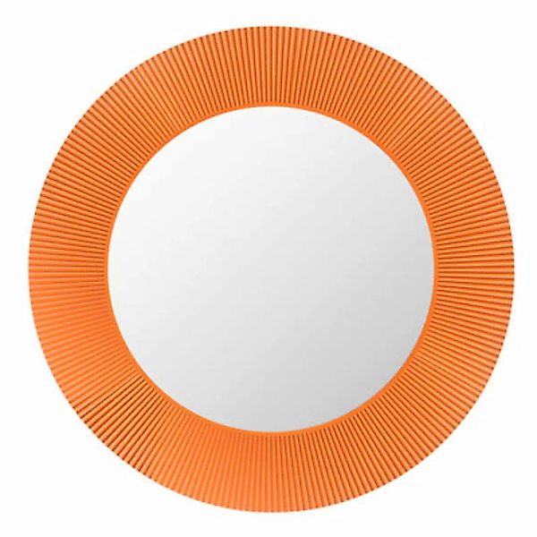 Spiegel leuchtend All Saints plastikmaterial orange LED / Ø 78 cm - Kartell günstig online kaufen