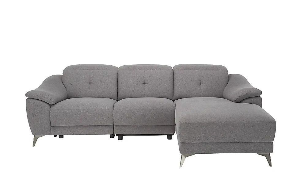 uno Ecksofa mit elektrischer Relaxfunktion Eva ¦ grau ¦ Maße (cm): B: 255 H günstig online kaufen
