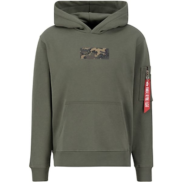 Alpha Industries  Sweatshirt Camo Panel Hoodie - dark olive günstig online kaufen