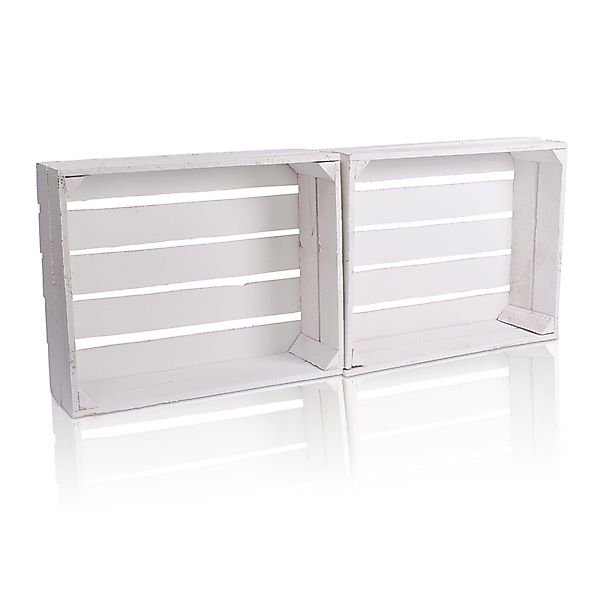 CHICCIE Holzkiste Regale Weiß 50x40x15cm - günstig online kaufen