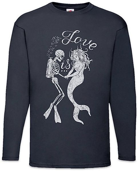 Urban Backwoods Langarmshirt Mermaid Diver Love Langarm T-Shirt Surfer Surf günstig online kaufen