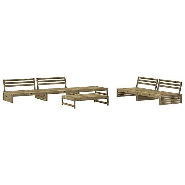 vidaXL 6-Tlg Garten-Lounge-Set Imprägniertes Kiefernholz 3186647 günstig online kaufen