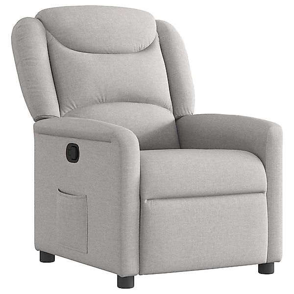 vidaXL Sessel Relaxsessel Wolkengrau Stoff (1-St) günstig online kaufen