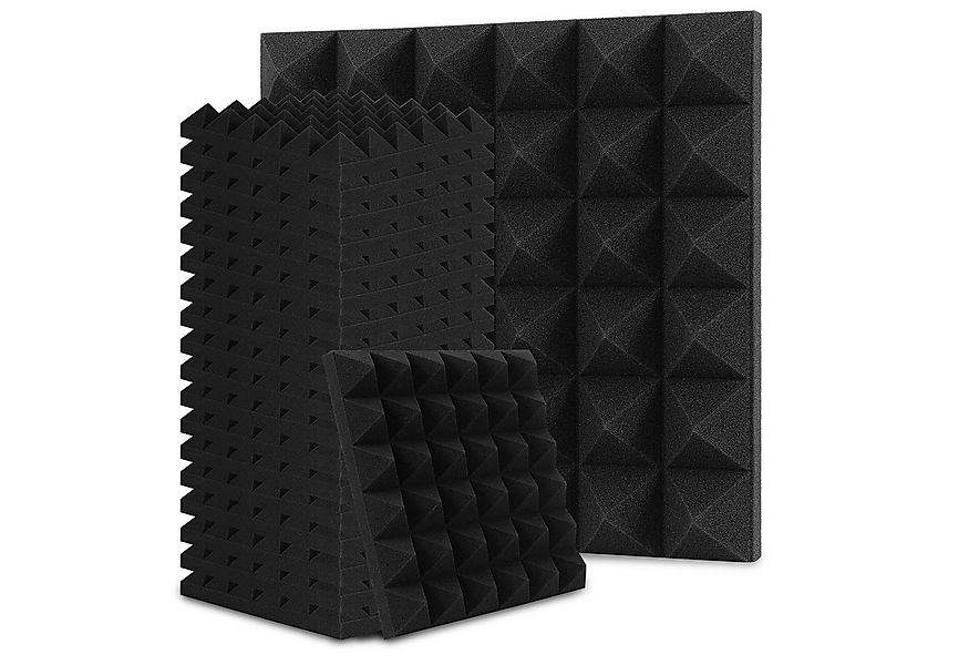 Clanmacy Akustikplatte 24X Akustikschaumstoff geräuschunterdrückende Schaum günstig online kaufen