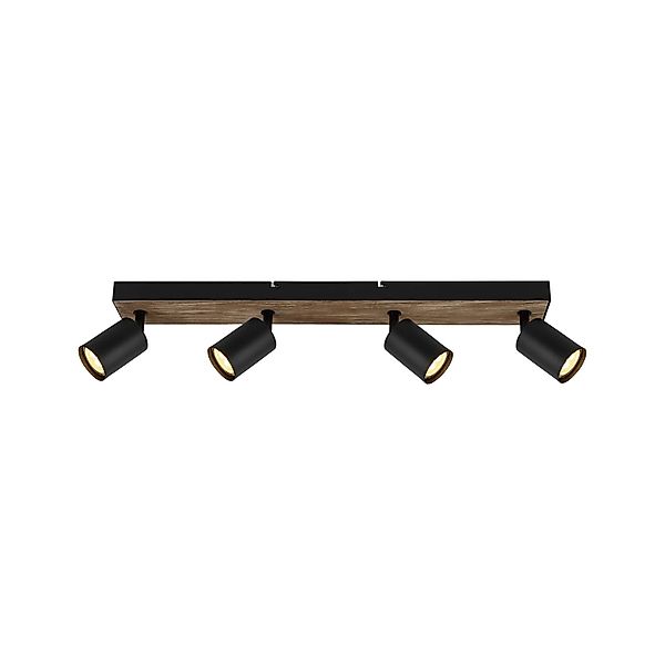 Brilliant Deckenstrahler »Jello Wood«, 4 flammig, Leuchtmittel GU10   LED w günstig online kaufen
