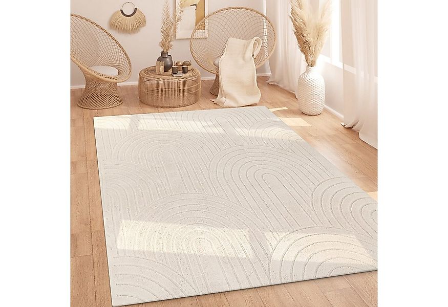 KADIMA DESIGN Teppich waschbar Struktur Wohnzimmer schmutzabweisend Teppich günstig online kaufen