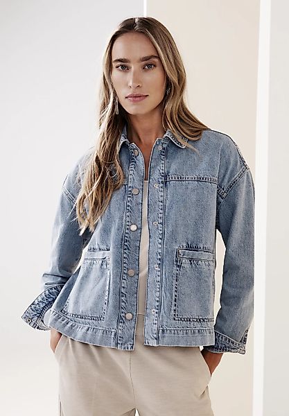STREET ONE Jeansjacke ohne Kapuze in Denim-Optik günstig online kaufen