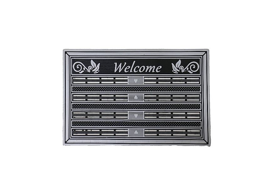 Vimoda Fußmatte Eingangstürmatte, Außen & Innen Gummi Schmutzfänger für Hau günstig online kaufen