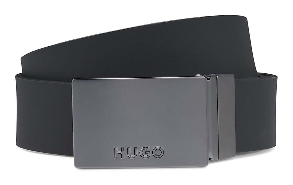 HUGO Synthetikgürtel Giffin-Gm Gb35 Leather Belt aus echtem Rindsleder günstig online kaufen