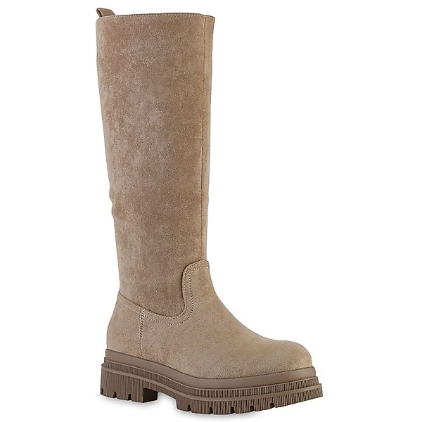 VAN HILL 841809 Plateaustiefel Damen Plateaustiefel günstig online kaufen