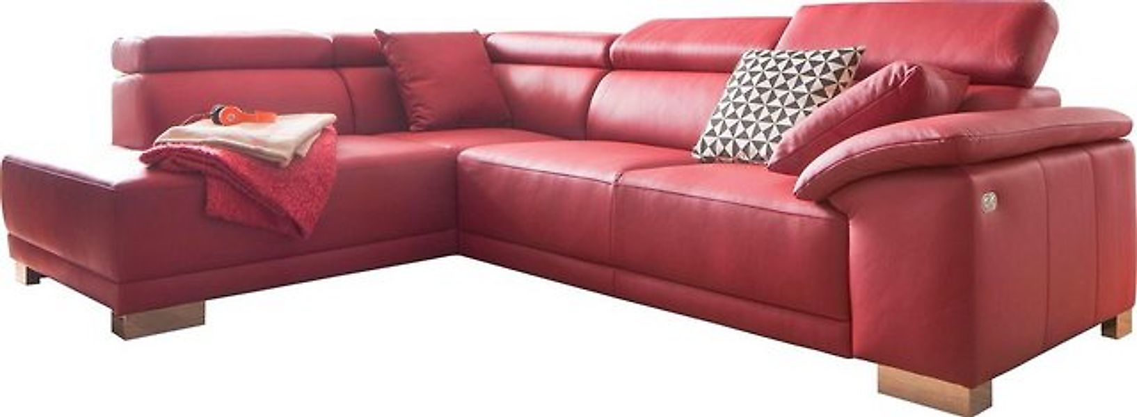 3C Candy Ecksofa "Menorca modern und bequem, OTTOs Choice, L-Form", Kopftei günstig online kaufen