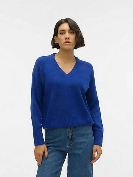Vero Moda V-Ausschnitt-Pullover VMELLYLEFILE LS V-NECK PULLOVER günstig online kaufen