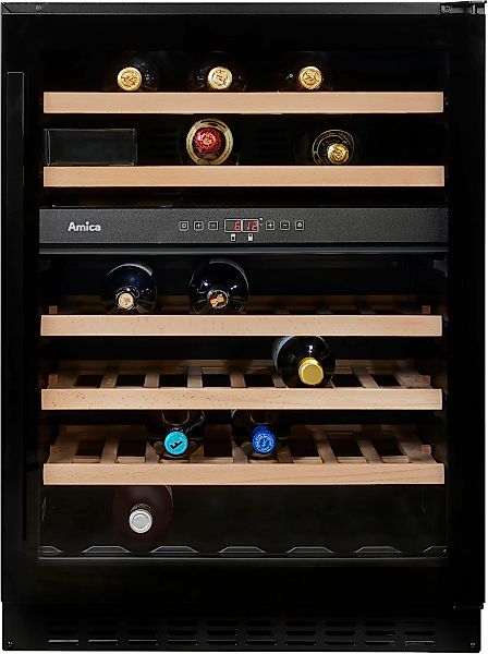 Amica Weinkühlschrank "WK 341 110-2 S" für 45 Standardflaschen á 0,75l, Sta günstig online kaufen