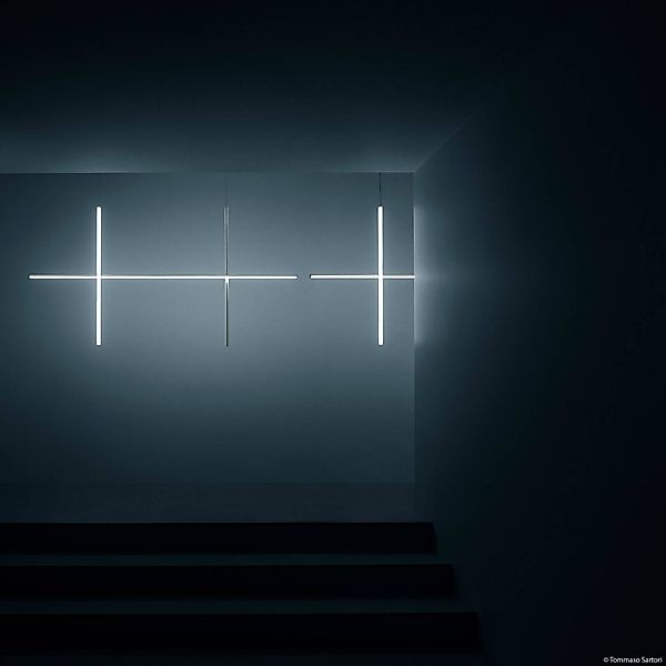 FLOS Coordinates Wall 2 LED-Wandlampe, argent moon günstig online kaufen