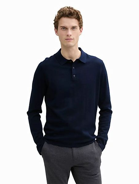 TOM TAILOR Polokragenpullover mit Seide günstig online kaufen