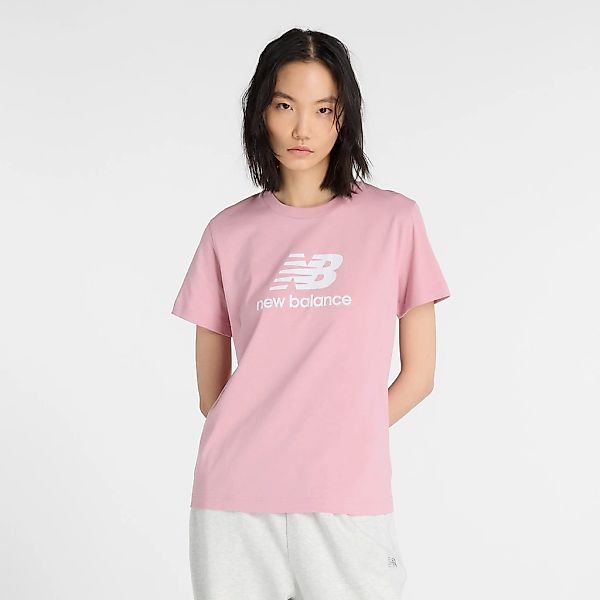 New Balance "SPORT ESSENTIALS JERSEY LOGO T-SHIRT" Kurzarm, Rundhalsausschn günstig online kaufen