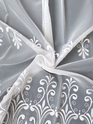 Weckbrodt Gardine "Heidelberg" Kräuselband 1 Stk. tlg. echte Stickerei, Voi günstig online kaufen