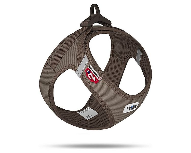 Curli Hunde-Geschirr Clasp Vest Geschirr Cord braun günstig online kaufen