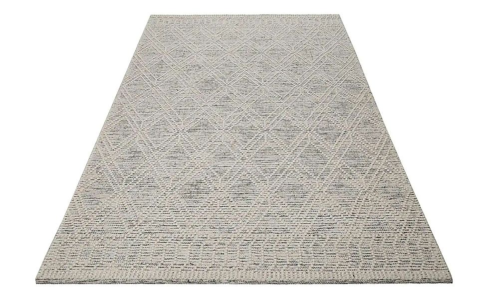 Esprit Handwebteppich   ¦ weiß ¦ Wolle ¦ Maße (cm): B: 160 H: 0,8 Teppiche günstig online kaufen