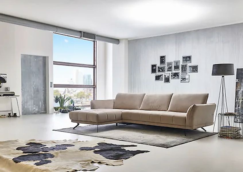 Die PlanBar Ecksofa "MP-IN20126 L-Form mit Kaltschaum-Polsterung", mit Kopf günstig online kaufen