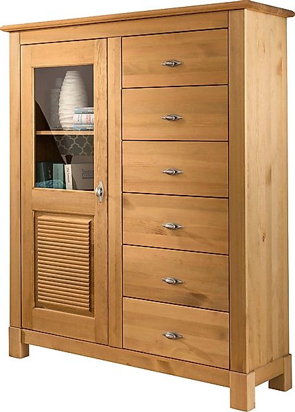 Home affaire Highboard Rauna, Vitrine, Breite günstig online kaufen