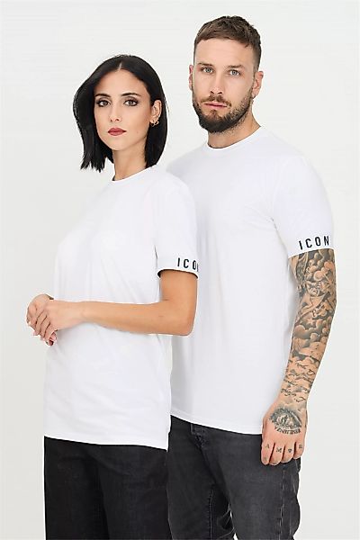 DSQUARED2 T-Shirt Unisex weiß cotone günstig online kaufen