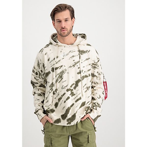 Alpha Industries  Sweatshirt Tie Dye Hoodie - dark olive günstig online kaufen