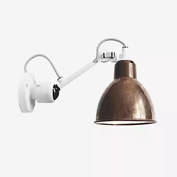 DCW Lampe Gras No 304 Wandleuchte weiß, Kupfer roh/weiß günstig online kaufen