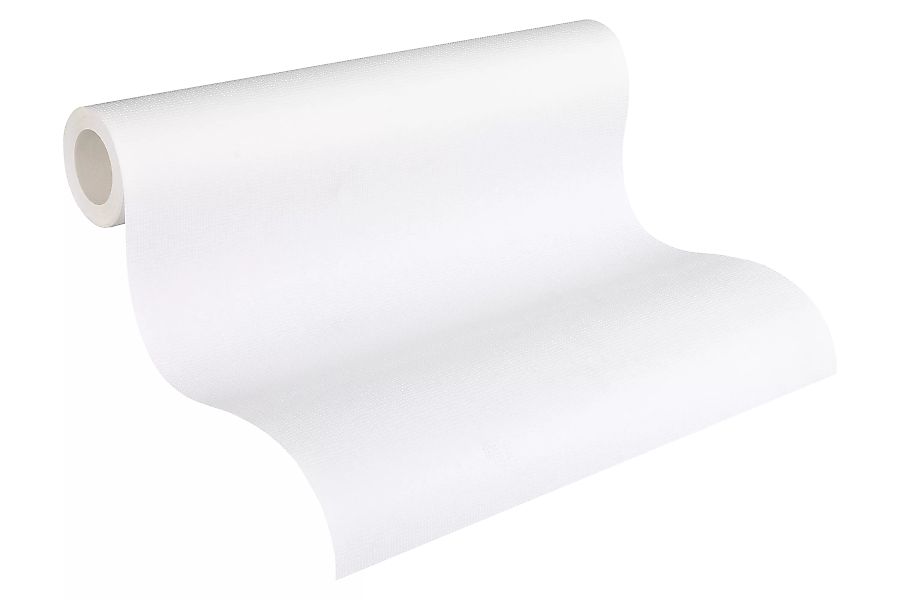 Bricoflor Weiße Tapete Modern Uni Vliestapete Schlicht zum überstreichen fü günstig online kaufen