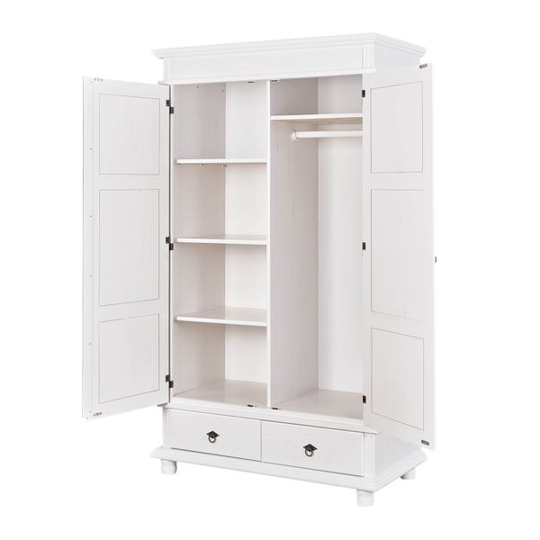 Inter Link Kleiderschrank Danz Massivholz Kleiderschrank günstig online kaufen