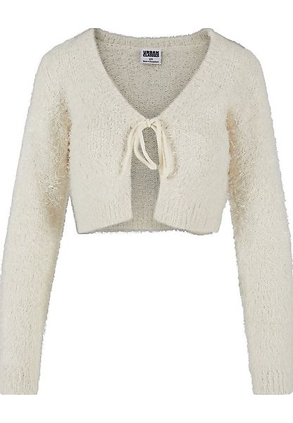 URBAN CLASSICS Strickjacke Urban Classics Damen Ladies Tied Cropped Feather günstig online kaufen