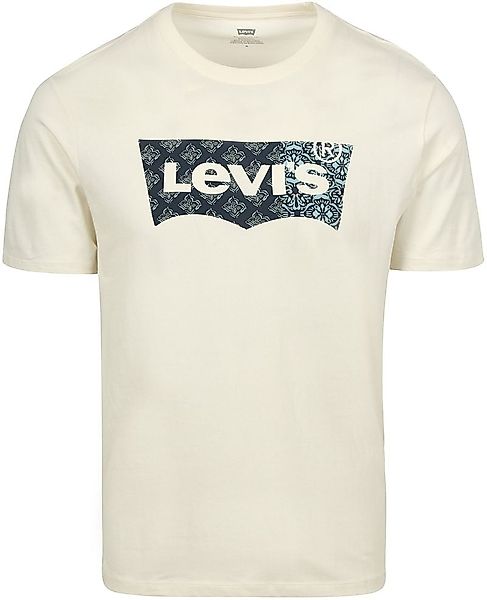 Levi's T-Shirt Graphic Logo Bandana Beige - Größe M günstig online kaufen