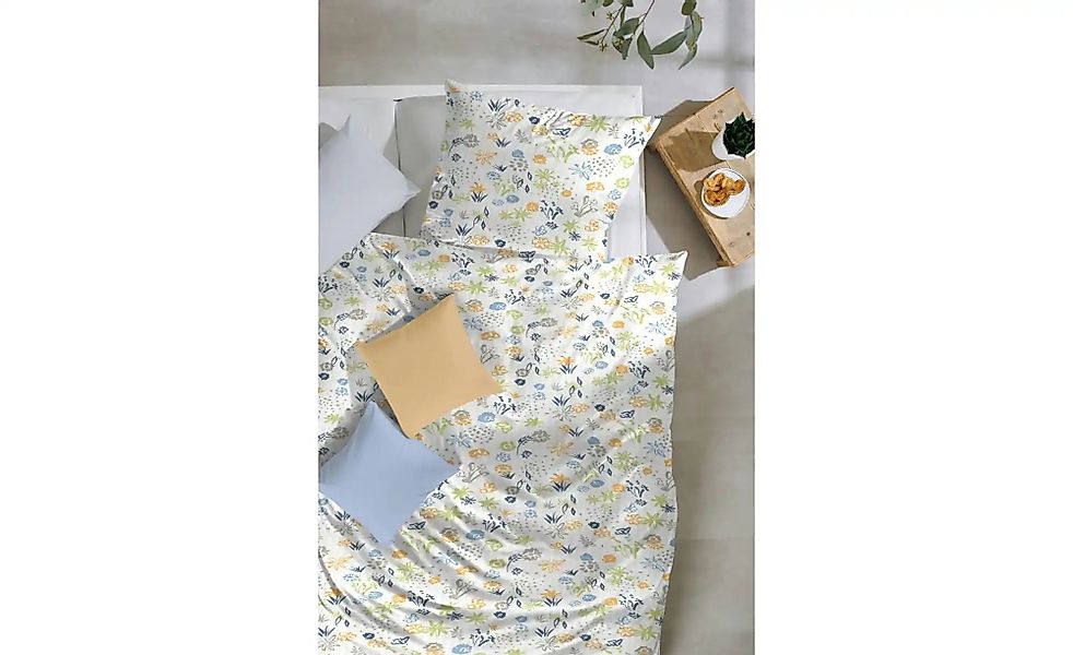 Primera Bettwäsche Primera Soft-Seersucker-Bettwäsche Blümchen, Seersucker, günstig online kaufen