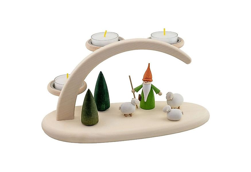 Seiffener Volkskunst Lichterbogen kleiner Lichterbogen Schäferwichtel für T günstig online kaufen