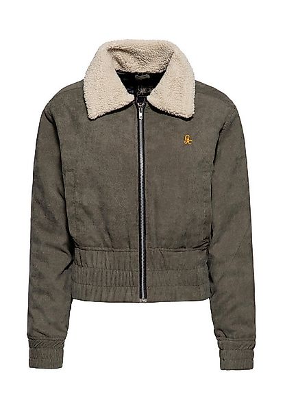 QueenKerosin Winterjacke QK (1-St) mit Sherpa-Kragen günstig online kaufen