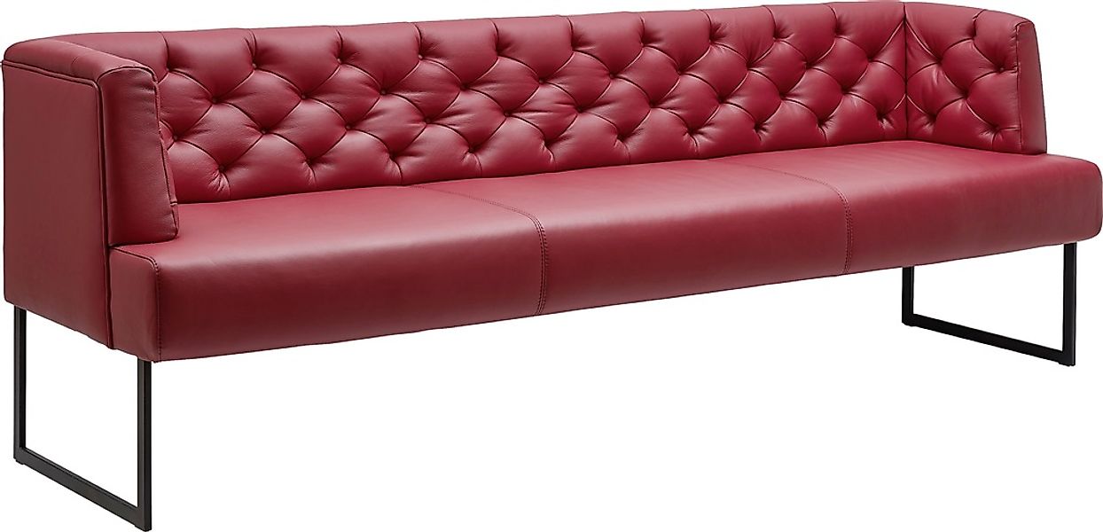 K+W Komfort & Wohnen Polsterbank "Creso" im modernen Chesterfield-Look, mit günstig online kaufen