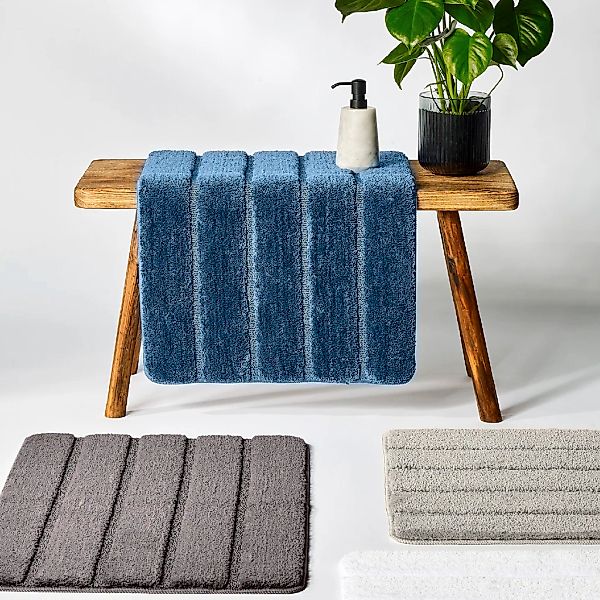 Schiesser Badematte "Milano mit weichem Flor und rutschhemmender Rückseite" günstig online kaufen