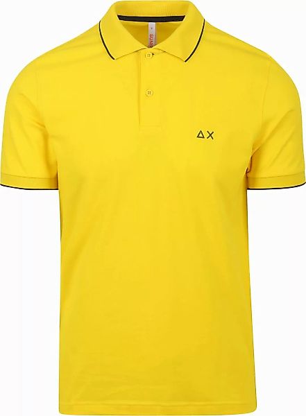 Sun68 Poloshirt Small Stripe Collar Gelb - Größe XXL günstig online kaufen